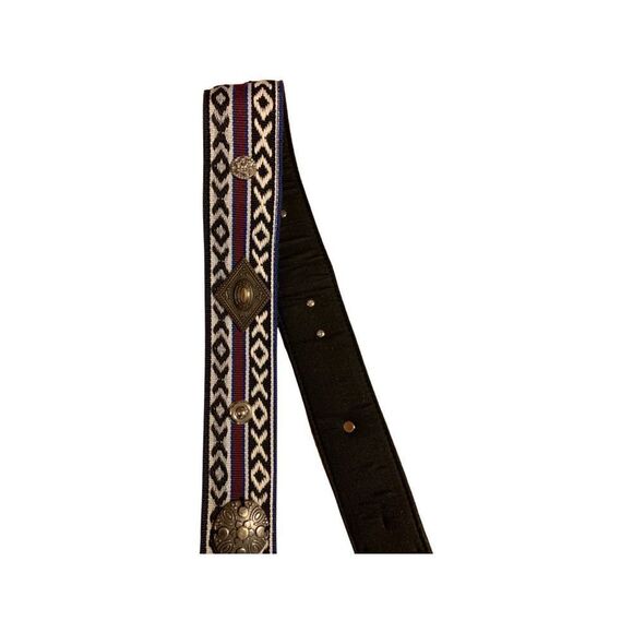 Free People Indigo Blue Macrame Moon Crossbody Bag - Picture 7 of 10